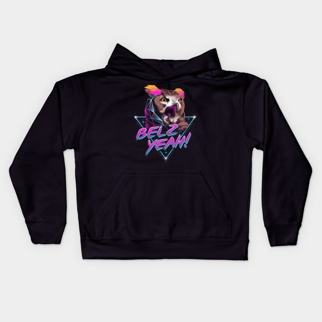 Belz Yeah Kids Hoodie by Vincent Trinidad Art